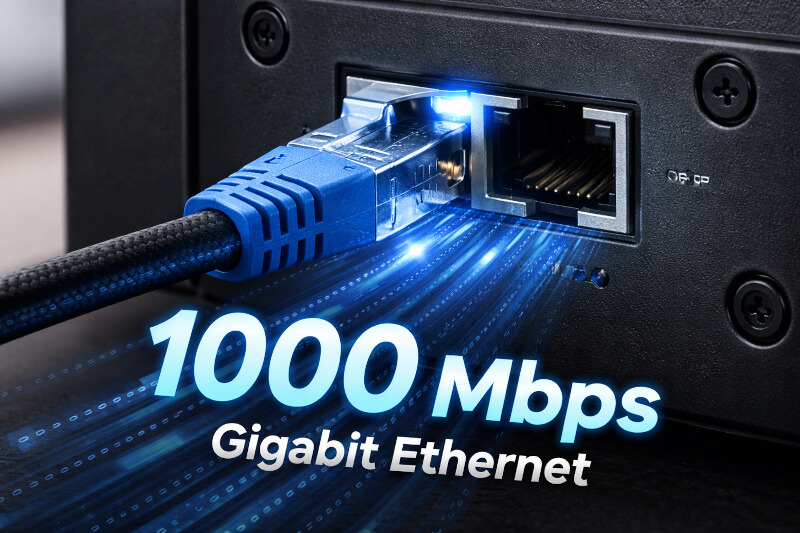 Mini PC mit Ehternet - Anschluss