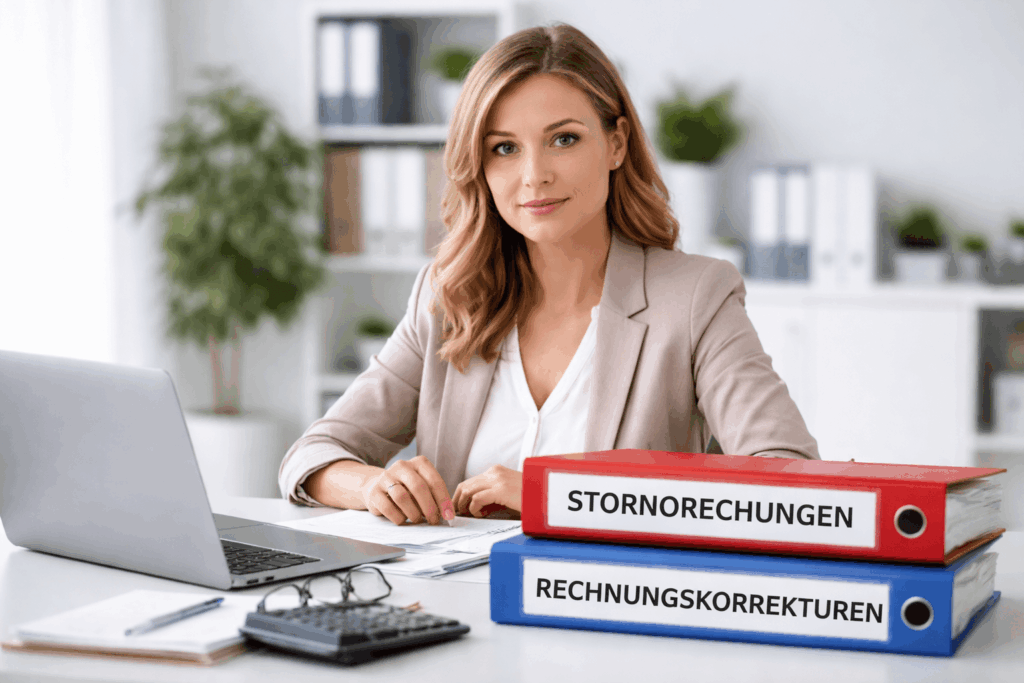 Rechnungen stornieren und korrigieren in PiDA faktura