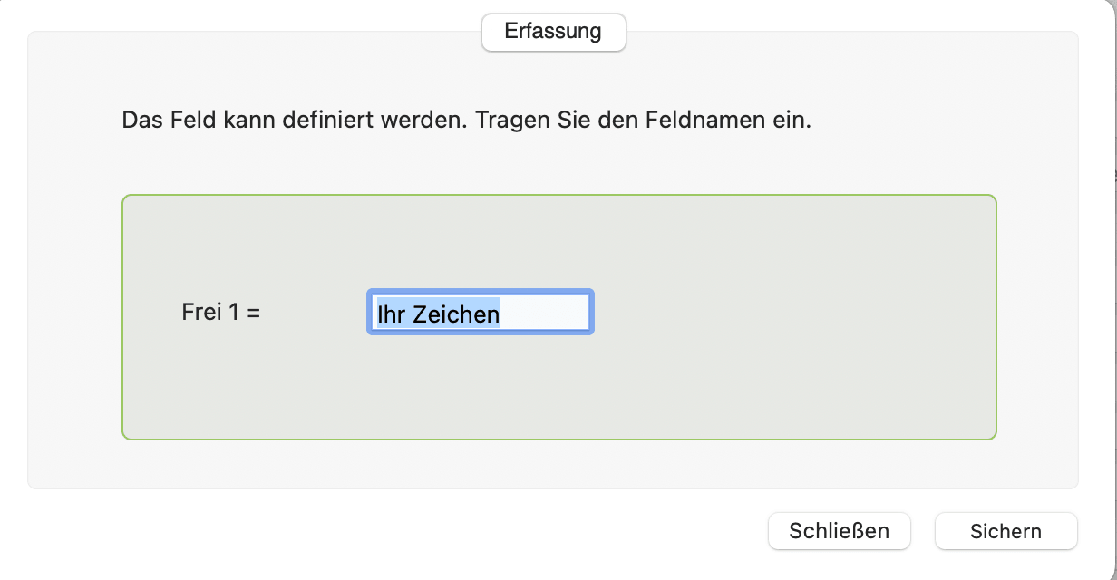 Flexible Kundennummer