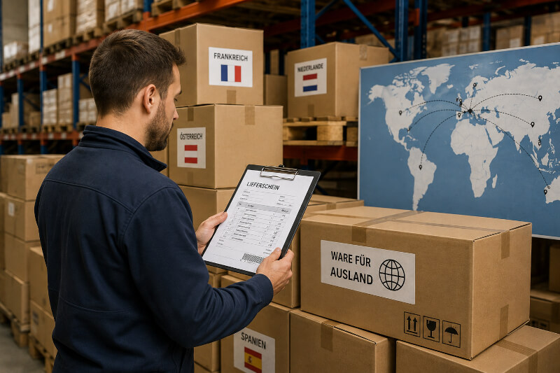 Großhandel mit internationalen Geschäftskunden
